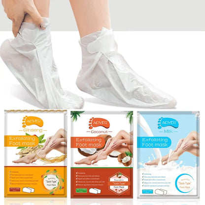 1 Pair Exfoliating Moisture Feet Mask Pedicure Cuticles Peel Off Dead Skin Remover Foot Care