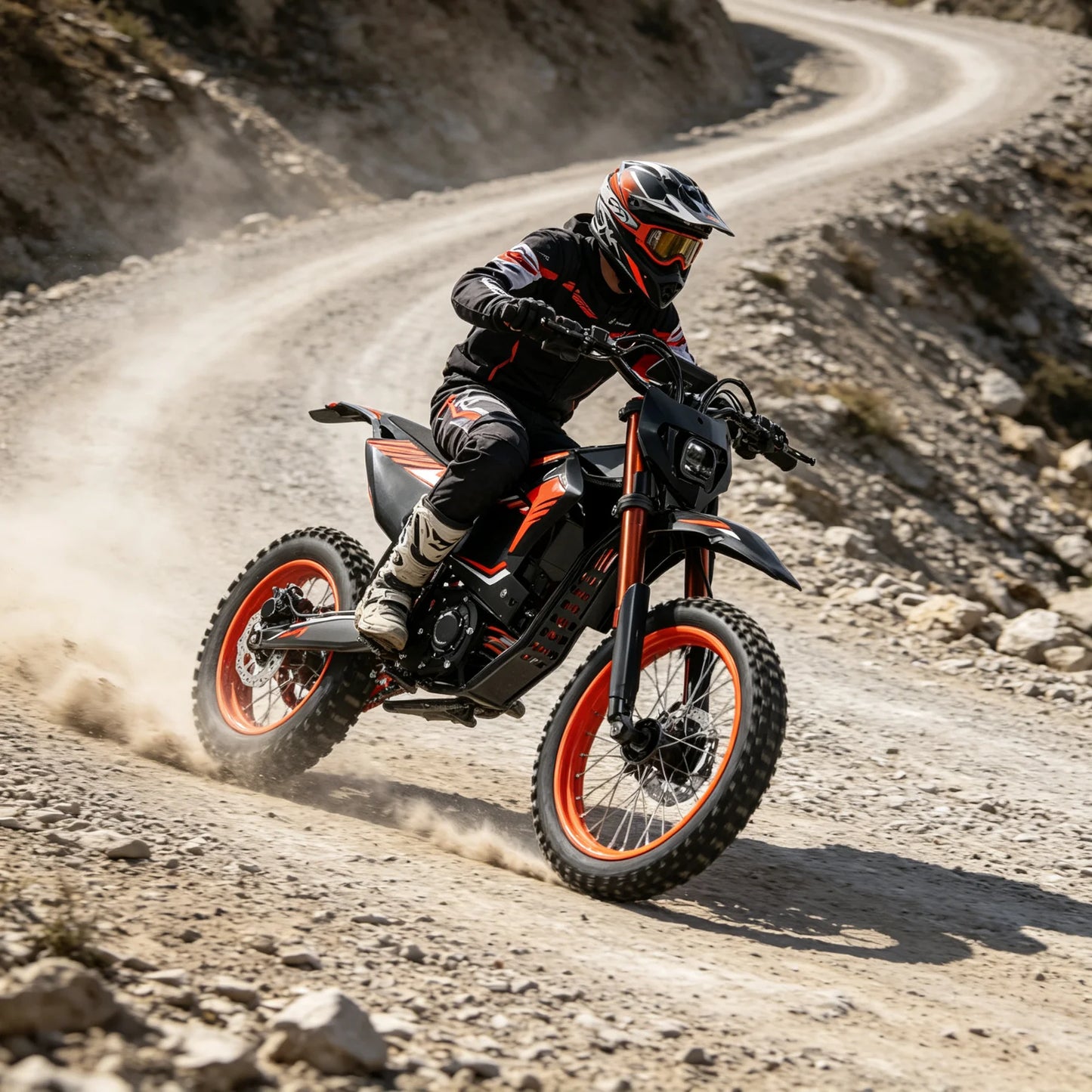 OEM X1 Spark L All-Terrain Electric Dirt Bike | 60V 28.8AH 17'' 14'' Fat Tires Hydraulic Disc Brake IPX6 Waterproof Whol