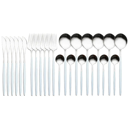 24 Pieces Luxury Cutlery Set