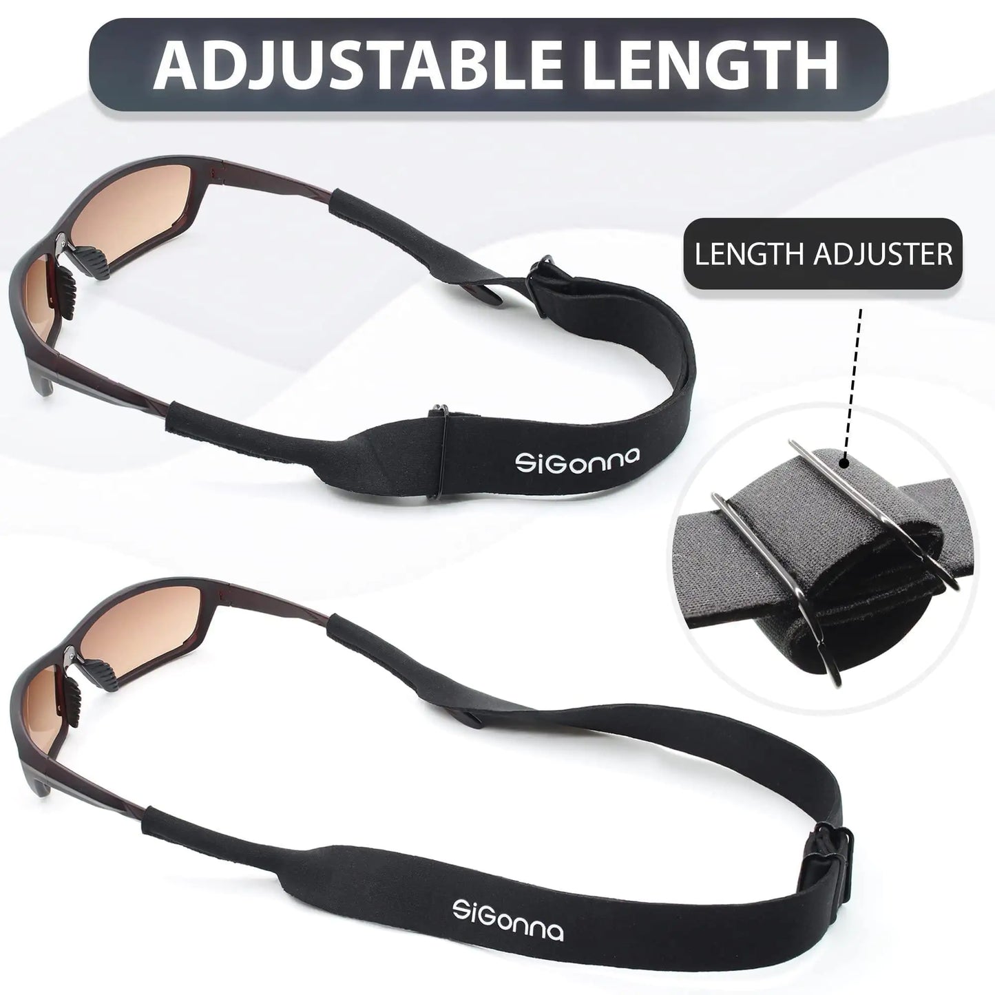 Eye Glass String Strap Holder Floating Glasses Adjustable Cord 22 inch Length