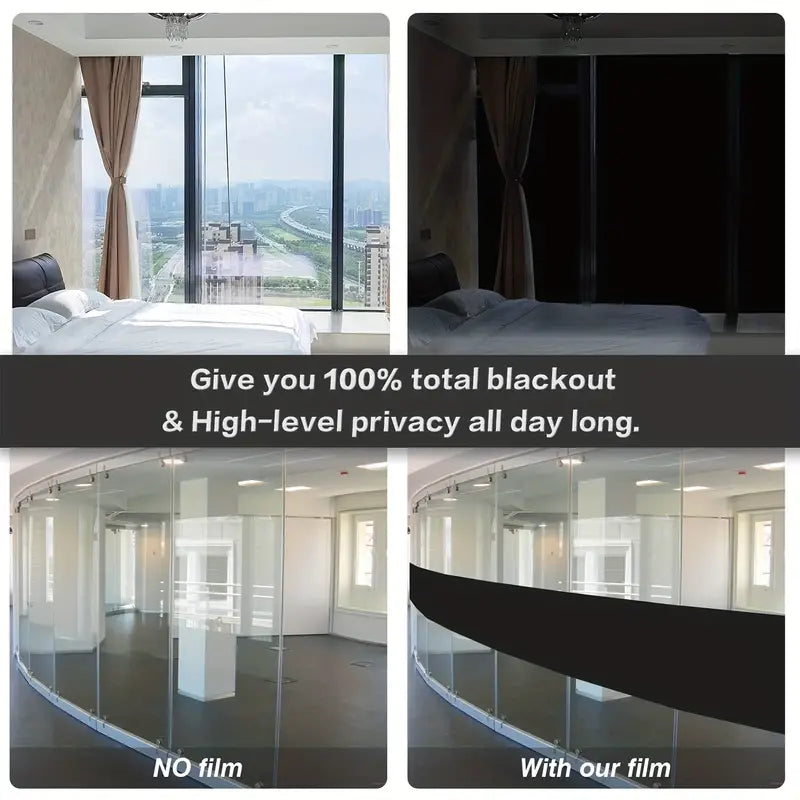 Frosted Static Cling Window Film for Home & Office