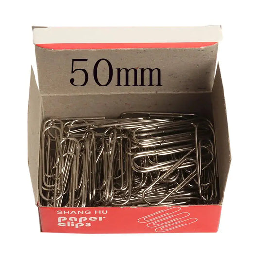 Jumbo (50mm) Silver Paper Clip (100/Pack)