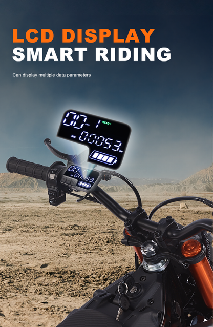 OEM 2025 72V 22.5Ah 4500W peak Electric Motorcycle 75km/h High Speed Racing Electric Dirt Bike