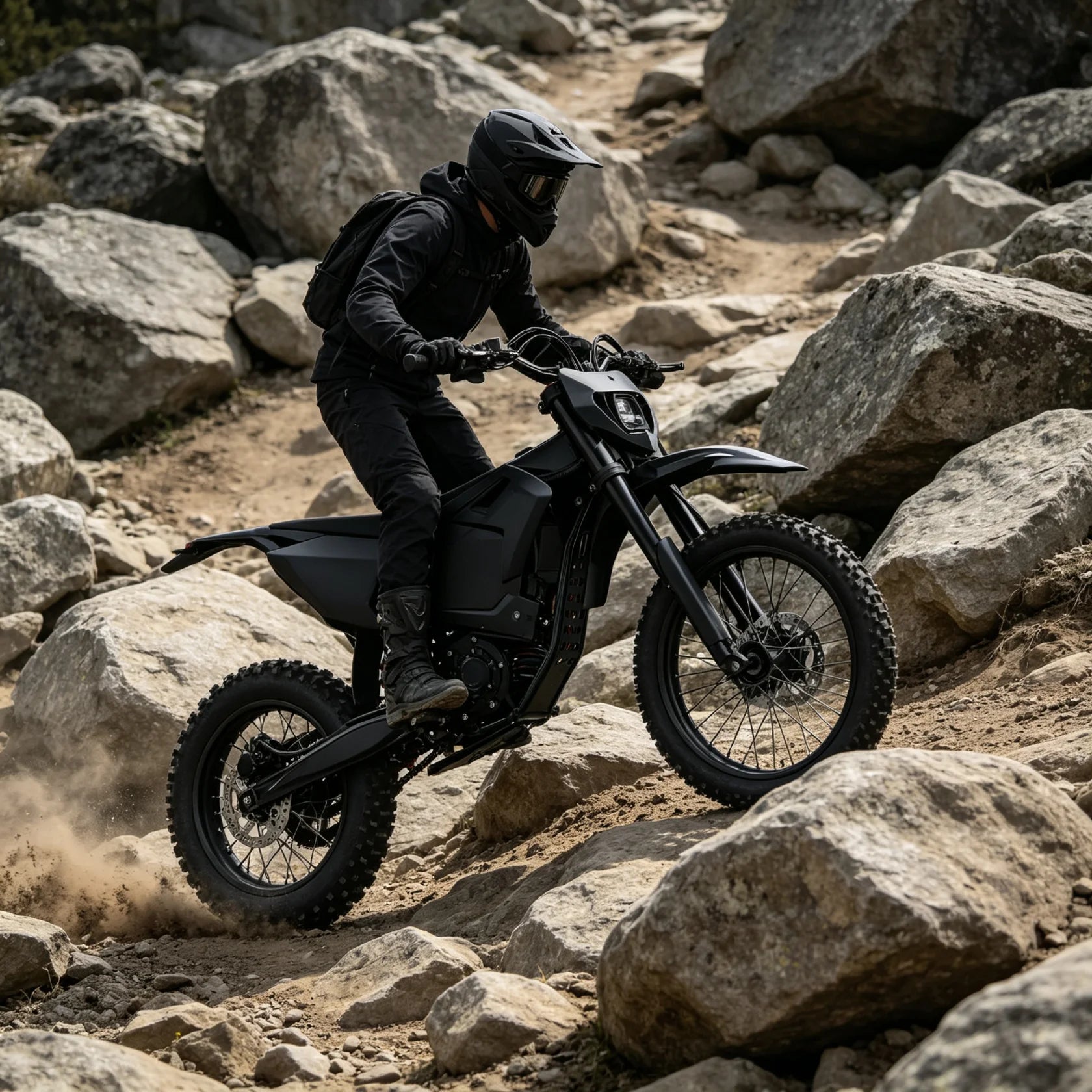 OEM X1 Spark L All-Terrain Electric Dirt Bike | 60V 28.8AH 17'' 14'' Fat Tires Hydraulic Disc Brake IPX6 Waterproof Whol