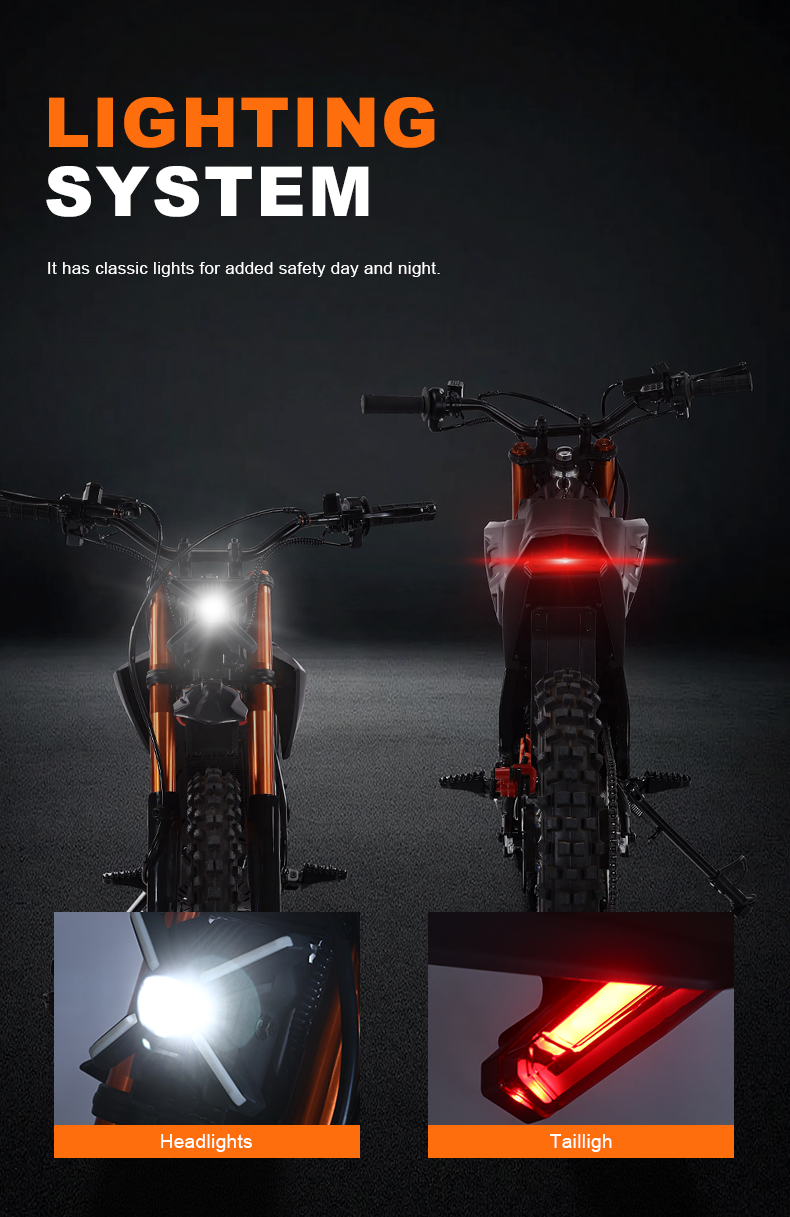 OEM 2025 72V 22.5Ah 4500W peak Electric Motorcycle 75km/h High Speed Racing Electric Dirt Bike