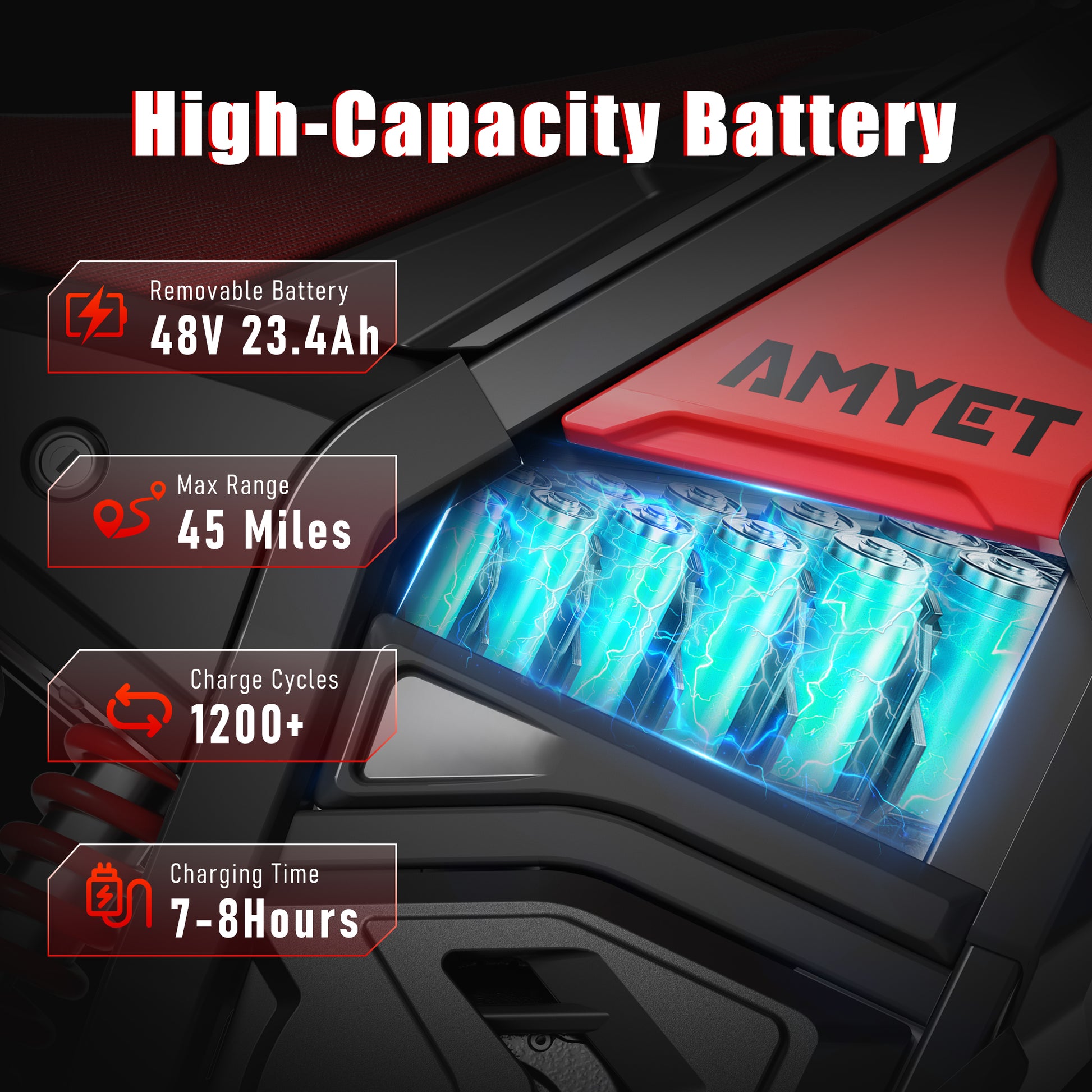 AMYET AMYETVT300 E Motorbike 48V 23.4AH Hydraulic Brake 3000w Powerful Electric EV Dirt Bike Ebike off Road Motorcycle