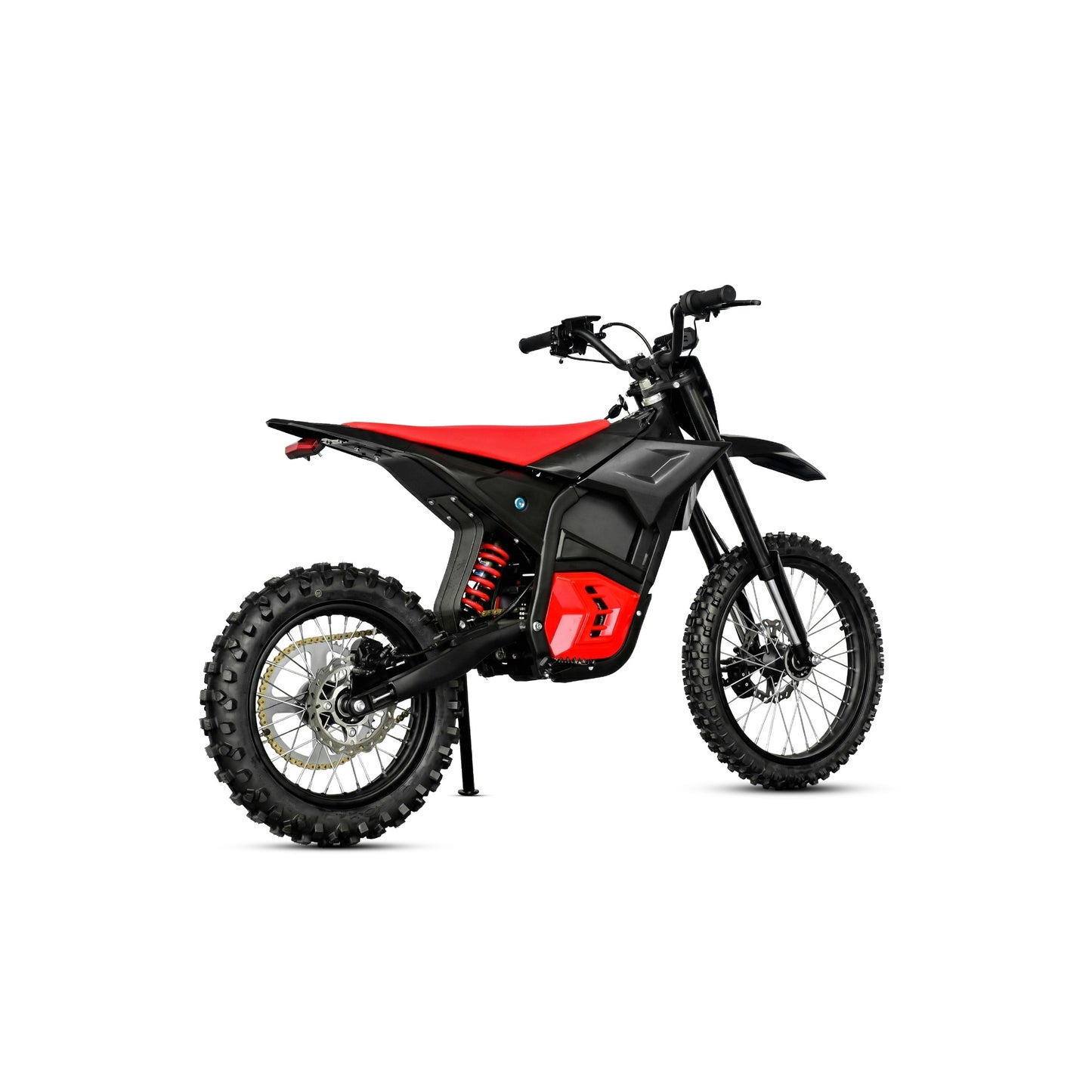 OEM 2026 New Electric Dirt Bike Black Red Mecha Style 48V 45-55km/h Max Speed Chain Drive All-Terrain Off-Road
