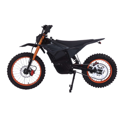 OEM Fast Shipping Hot Selling 72V Peak 4500W Off-Road Electric Dirt Bike for Adults Max Speed 75km/h Featuring Lithium B
