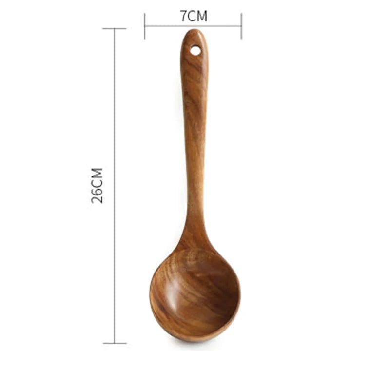 Essential Non-Stick Cookware & Wooden Spoon Set