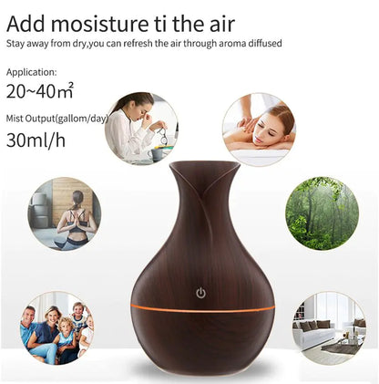 LED Ultrasonic Aromatherapy Essential Oil Diffuser