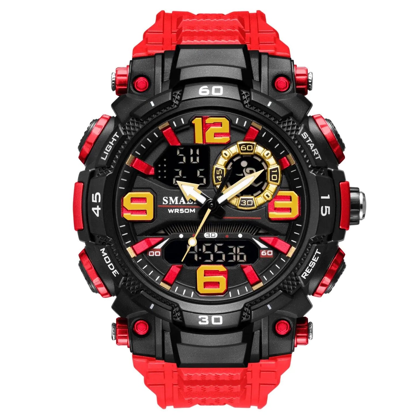 Military Men Watch Fashion Sport Outdoor G Wristwatch Male Digital Stopwatch - Anti Spier 