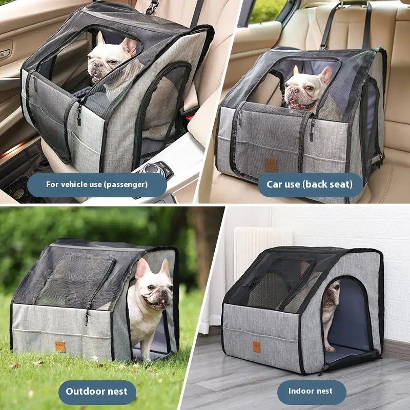 Foldable Car Waterproof And Portable Pet Bag