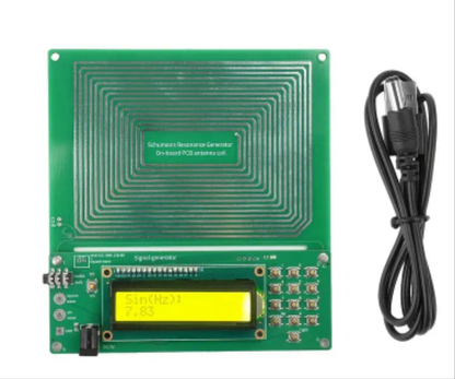 Professional Schumann Wave Generator & Frequency Generator - - (with Power Adapter), 0.01Hz to 100000Hz, Stable Pure Sine Wave Output, & Control, for Lab, Home, Meditation, Sound, EEG/EMF Research - Compatible with Power Banks/ Sources