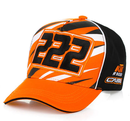 KTM Racing Cap for Off-Road Motorcycles and Baseball