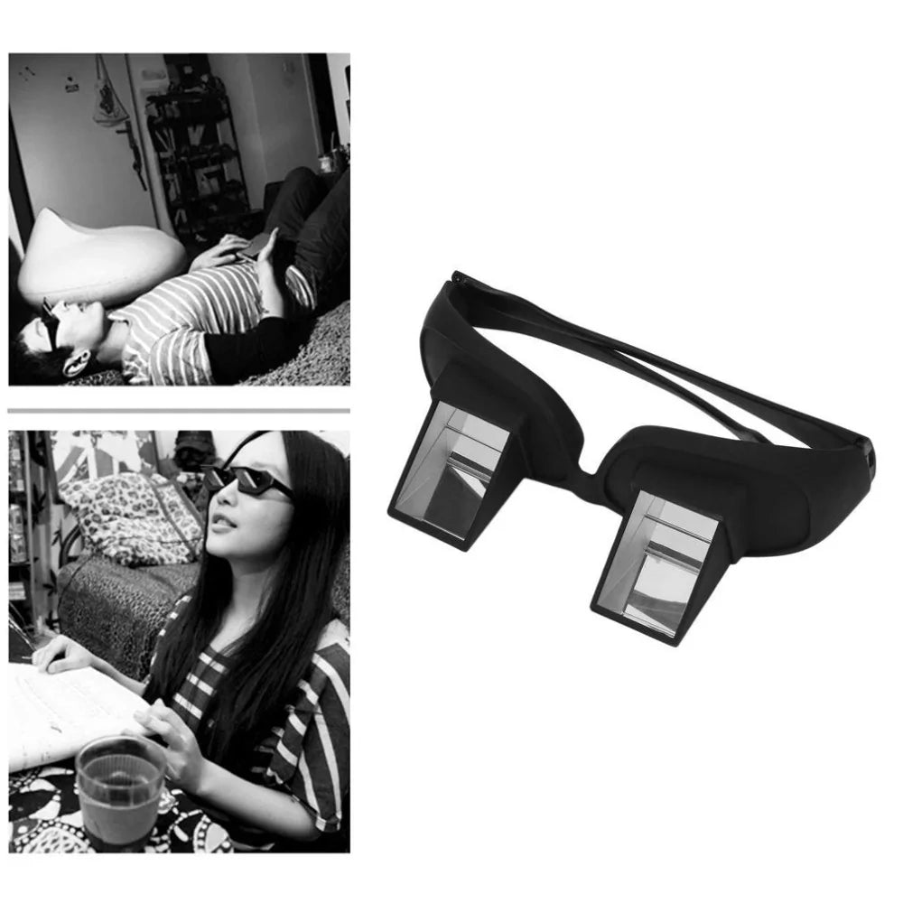 Lazy Periscope Horizontal Reading TV Sit View Glasses