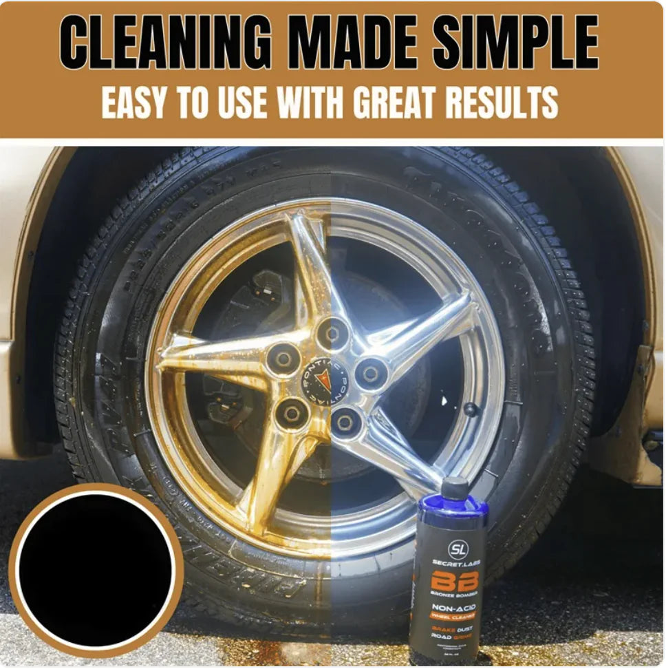 Bronze Bomber Wheel Cleaner - Non-Acid Formula