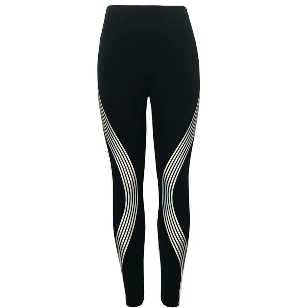 Rainbow Reflective Leggings For Women