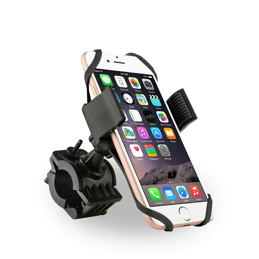 Universal Bike Phone MountAnti Spier Anti SpierUniversal Bike Phone MountAfraid of your phone falling while you're biking? Worry no more because this Phone Holder For Bike grips your phone from all four sides securely while attached to th