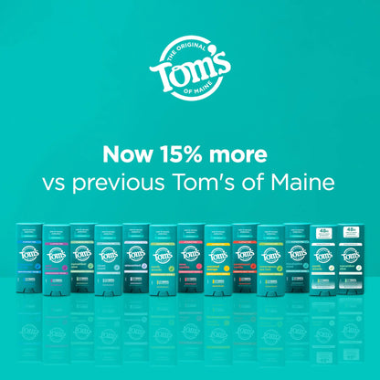 Tom’s of Maine Clean Coast Aluminum Free Natural Deodorant For Women & Men | Goes on Clear | Odor & Wetness Protection | Naturally Derived and Moisture-Locking Ingredients | 3.25 oz 3.25 Ounce (Pack of 1)