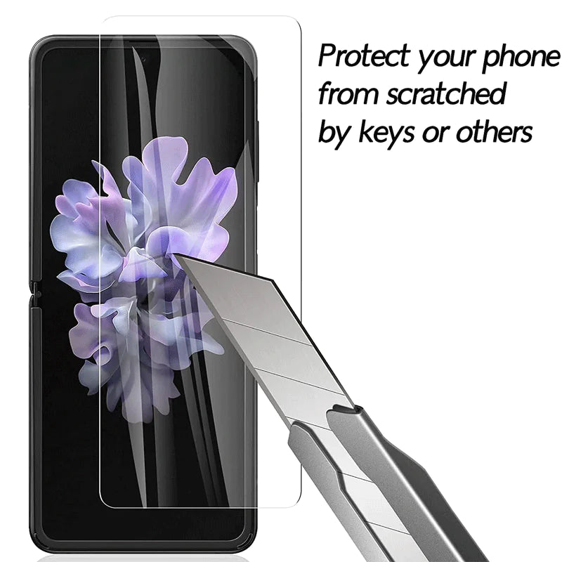 For Samsung Galaxy Z Flip 3 5G Soft Hydrogel Screen Protector Film/HD Lens Cover