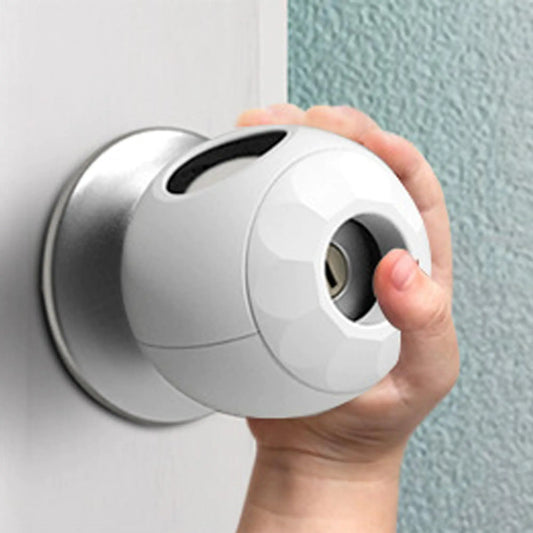 Childproof Door Knob Covers Babyproof Child Door Locks Door Handle Baby Proofing Door Safety for Kids (4 Pack)