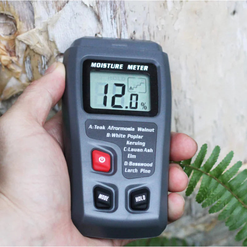 Digital LCD Wood Moisture Meter Detector Tester Wood Firewood Paper Cardboard