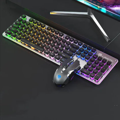 USB Wired Luminous Gaming Keyboard – Ideal for Home & Office Use