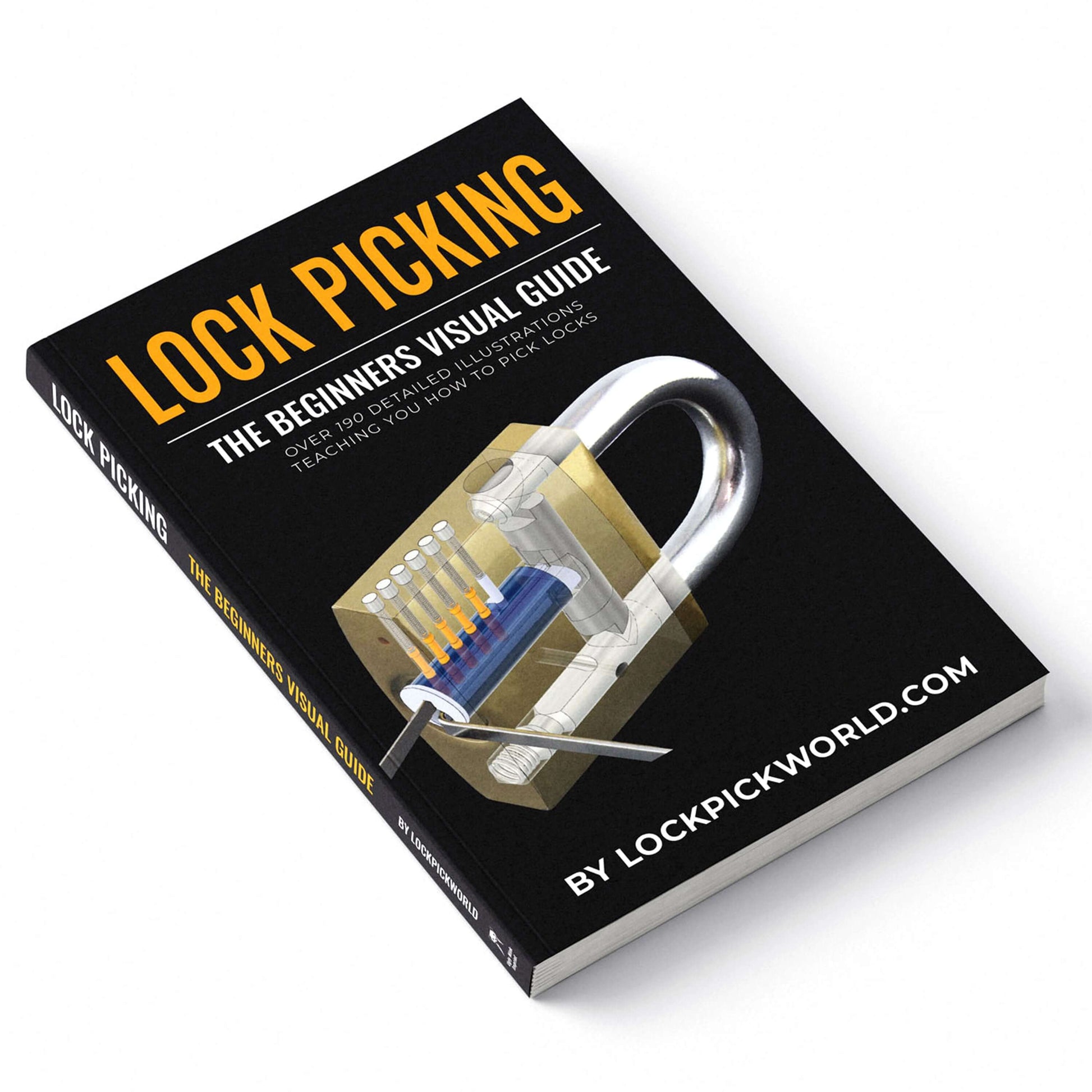 Lock Picking Book - Beginners Visual Guide, 190 Color Illustrations by LockPickWorld.com