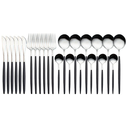 24 Pieces Luxury Cutlery Set