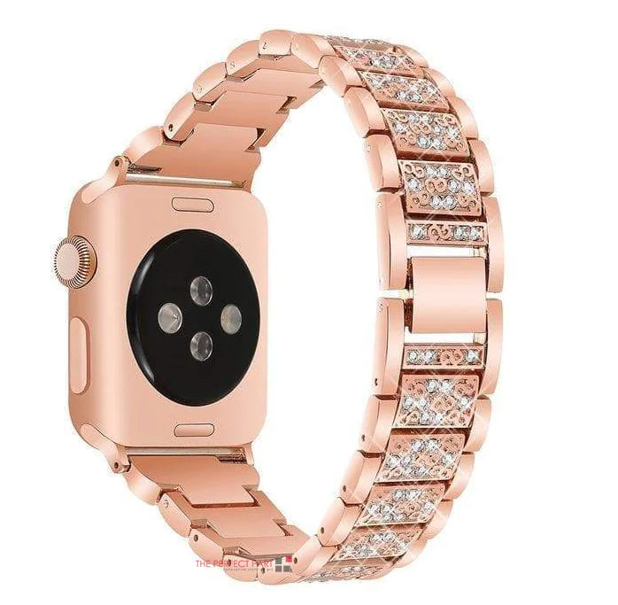 Crystal Bling Band Case iWatch Strap For Apple Watch Ultra Series 8 7 SE 6 5 4 3