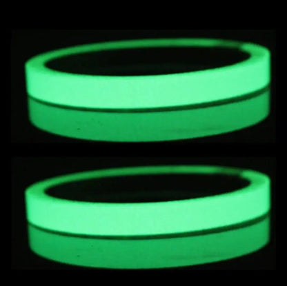 2PC Luminous Tape Self Adhesive Glow In The Dark Wall Sticker Fluorescent Light