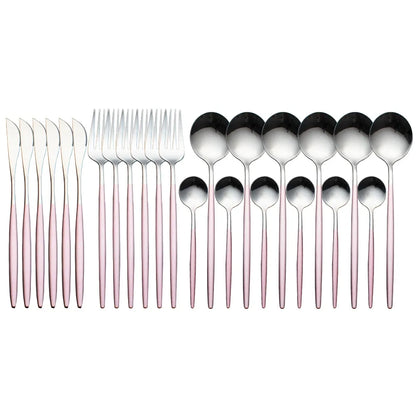 24 Pieces Luxury Cutlery Set