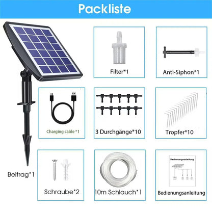 Solar-Powered Auto Watering System