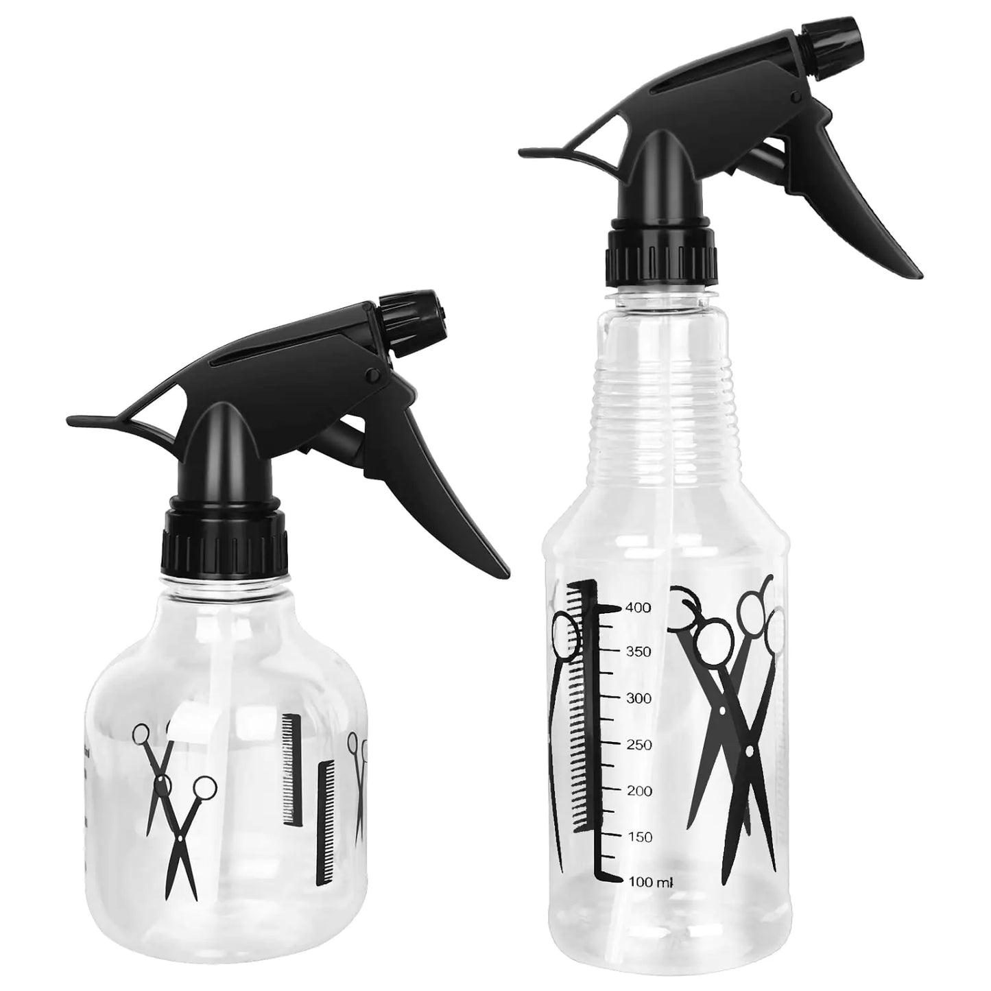 Mister Spray Bottle, 250ml & 500ml Adjustable Spray Storage Container for Hair, Plant and Home Cleaning 250ml & 500ml Bottle