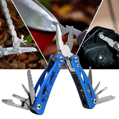 12 in 1 Multifunctional Plier Folding Knife Cutter Screwdriver