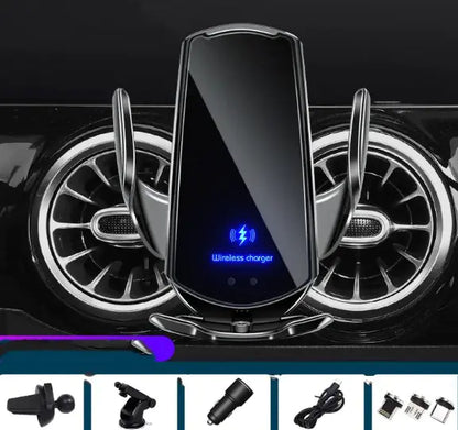 Car Wireless Charger with Magnetic Phone Holder