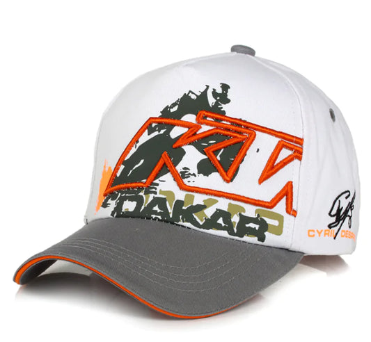 KTM Racing Cap for Off-Road Motorcycles and Baseball