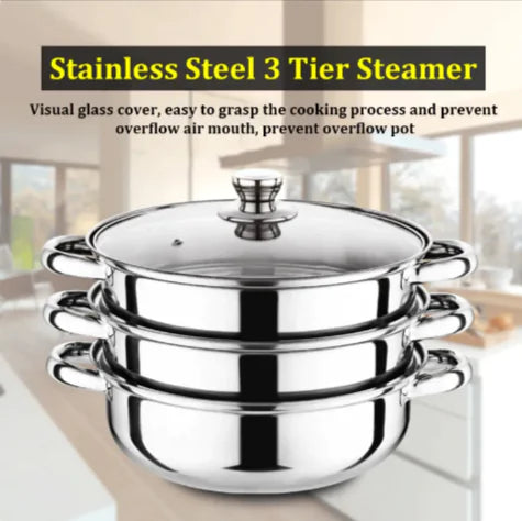 Three-Layer Multi-Purpose Soup Steamer