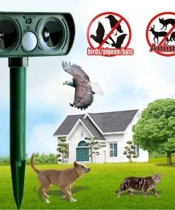 Ultrasonic Solar Animal Repellent