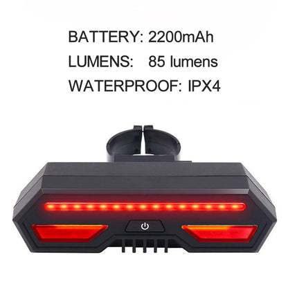 Smart Auto Brake Sensing Light Bicycle Wireless Turn Light