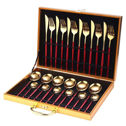 24 Pieces Luxury Cutlery Set