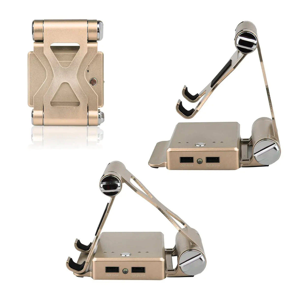 Podium Style Stand With Extended Battery Up To 200% For iPad, iPhone And Other Smart Gadgets