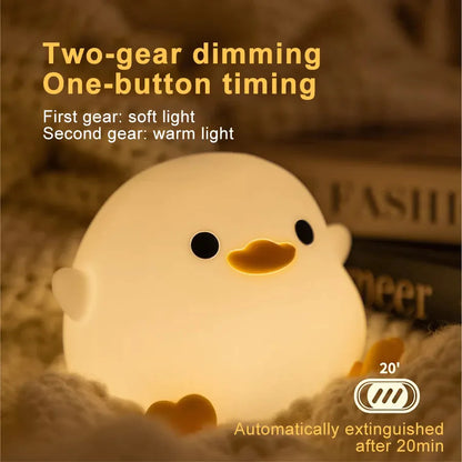 Doudou Duck Silicone Night Light