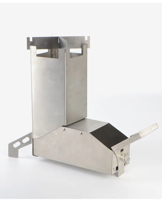 Stainless Steel Folding BBQ Grill for Camping and Firewood