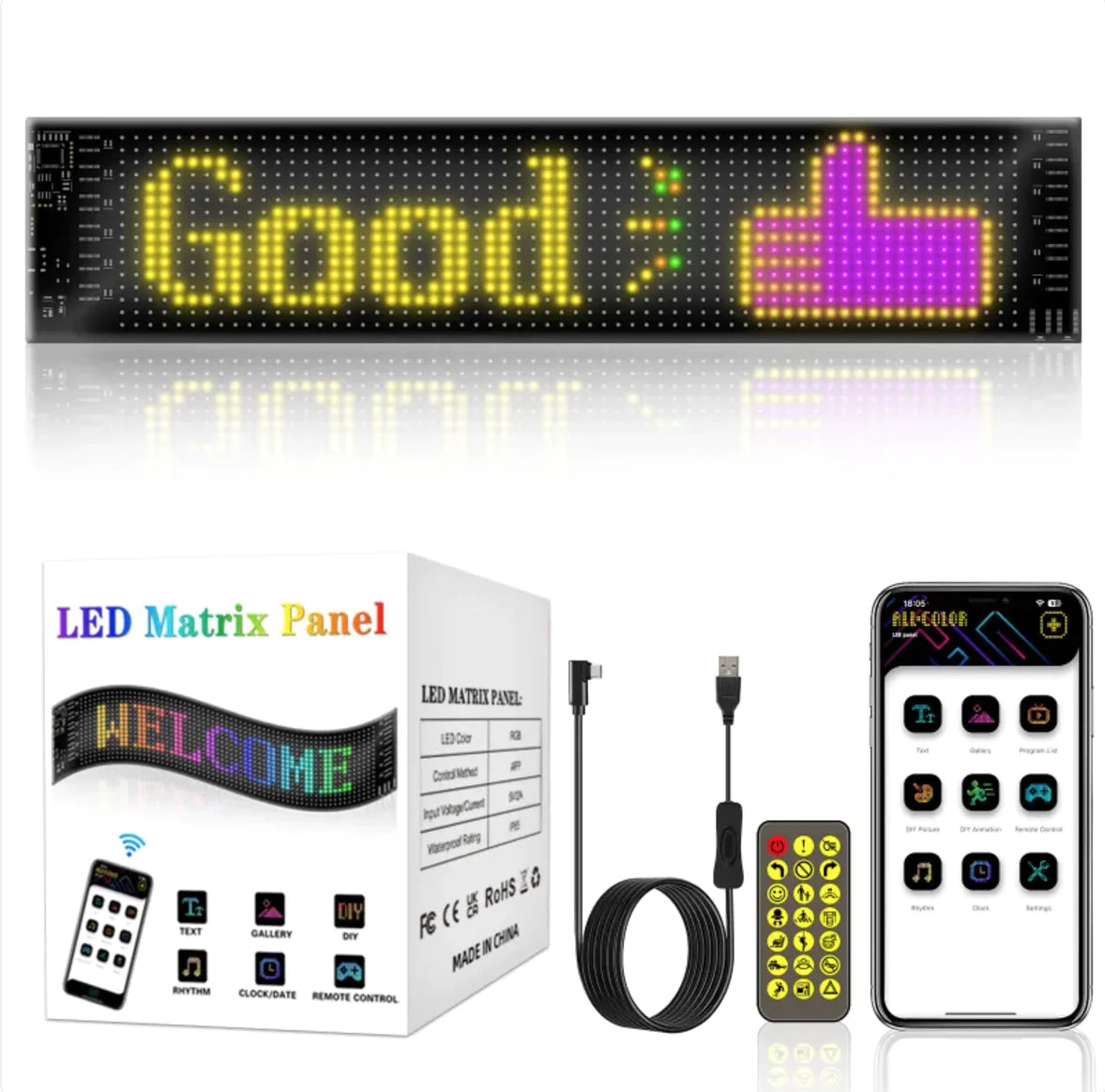 LED RGB Flexible Car Advertising Screen