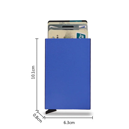Anti-Magnetic Aluminum RFID Card Holder Wallet