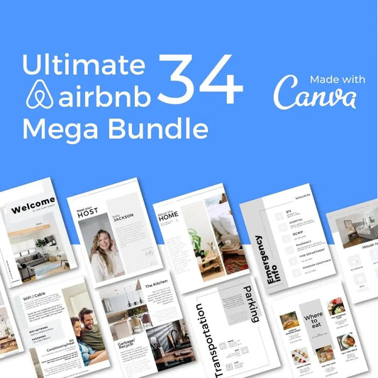 Ultimate Downloadable AirBnB Host Template Bundle