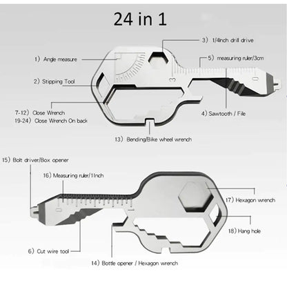 Skill Master 24 In 1 Handyman's Smart Key Tool