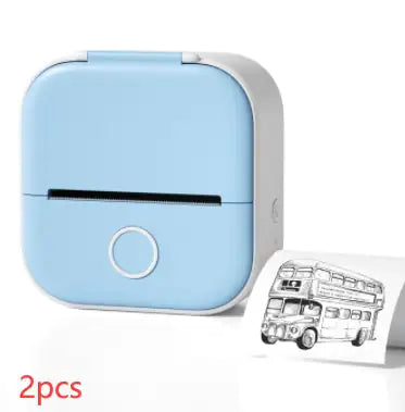 Portable Mini Thermal Label Printer Home Photo Printer Student Wrong Question Printer Bluetooth Mini Label Printer Price Tag - Anti Spier 