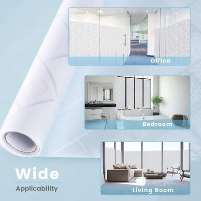 Window Privacy Film - Static Cling UV Blocking Vinyl